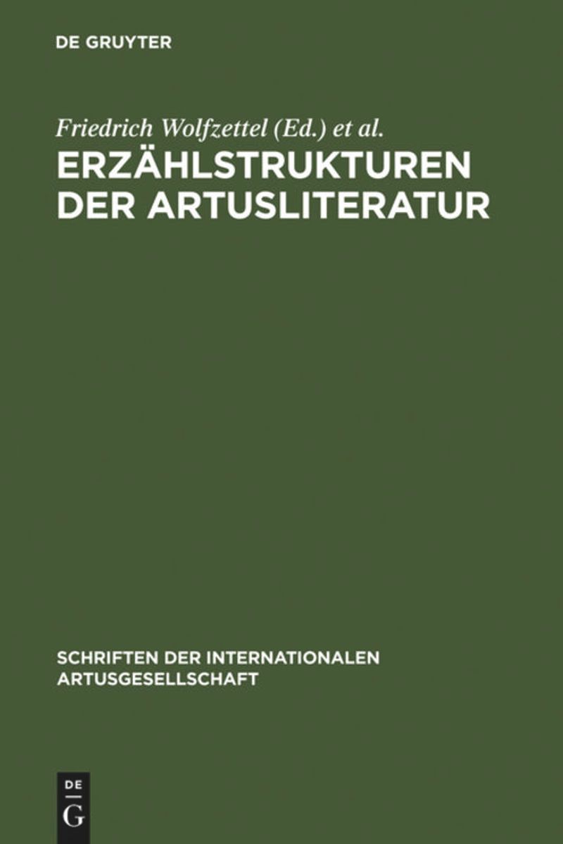 book: Erzählstrukturen der Artusliteratur