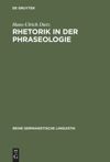 book: Rhetorik in der Phraseologie