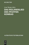 book: Das Rolandslied des Pfaffen Konrad