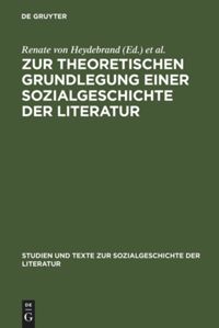 book: Zur theoretischen Grundlegung einer Sozialgeschichte der Literatur