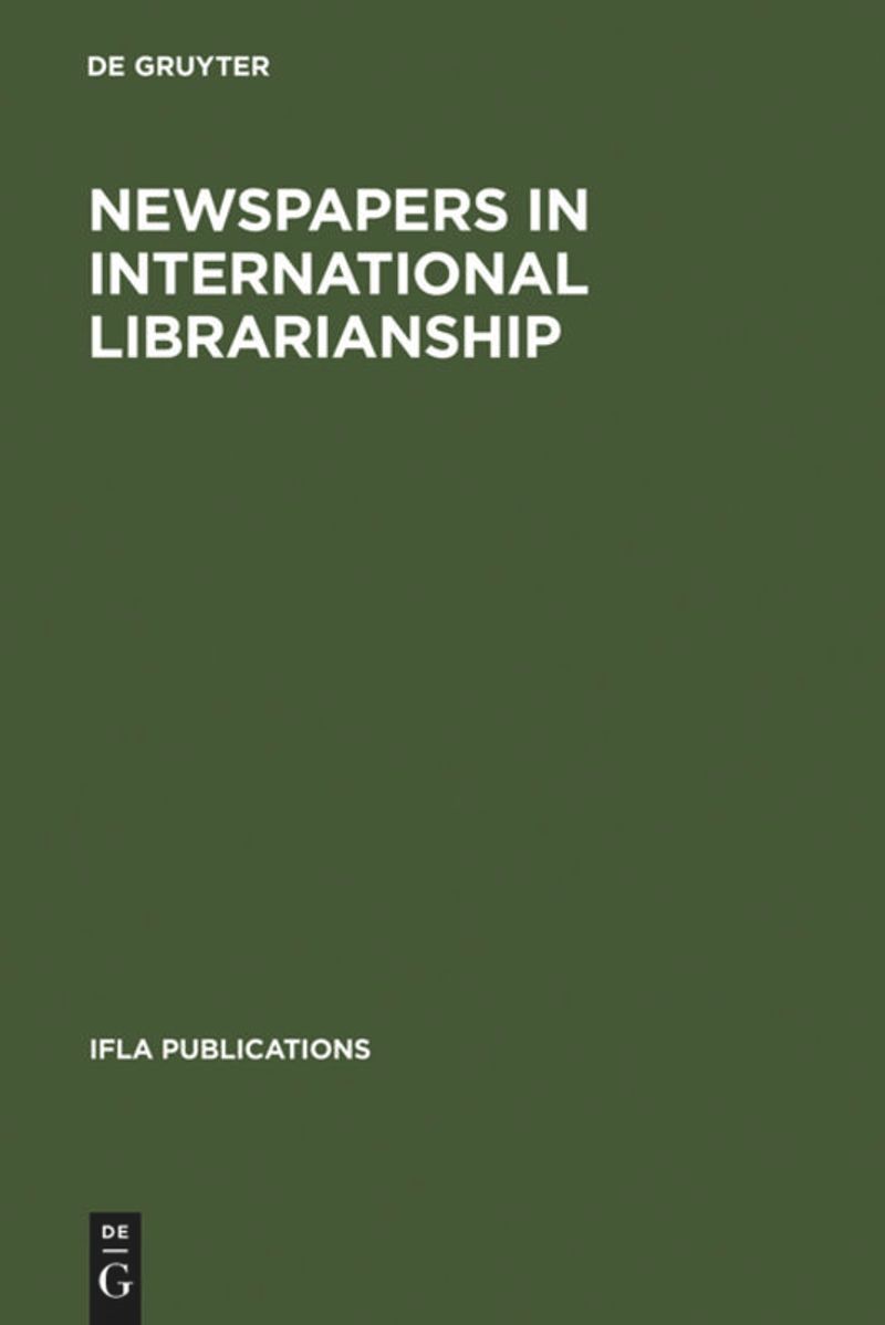book: Newspapers in International Librarianship