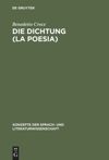 book: Die Dichtung (La Poesia)
