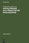 book: Aufklärung als praktische Philosophie