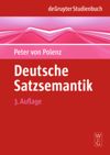 book: Deutsche Satzsemantik