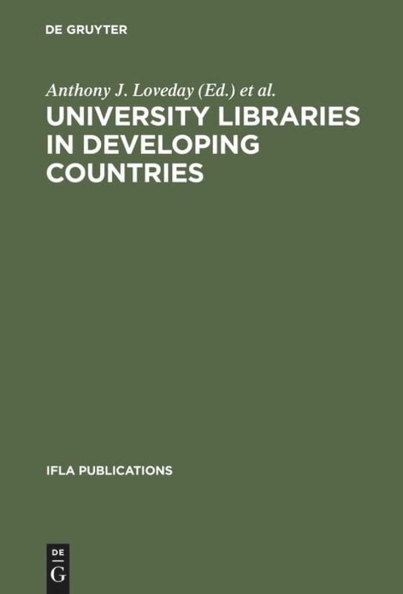 book: University Libraries in Developing Countries