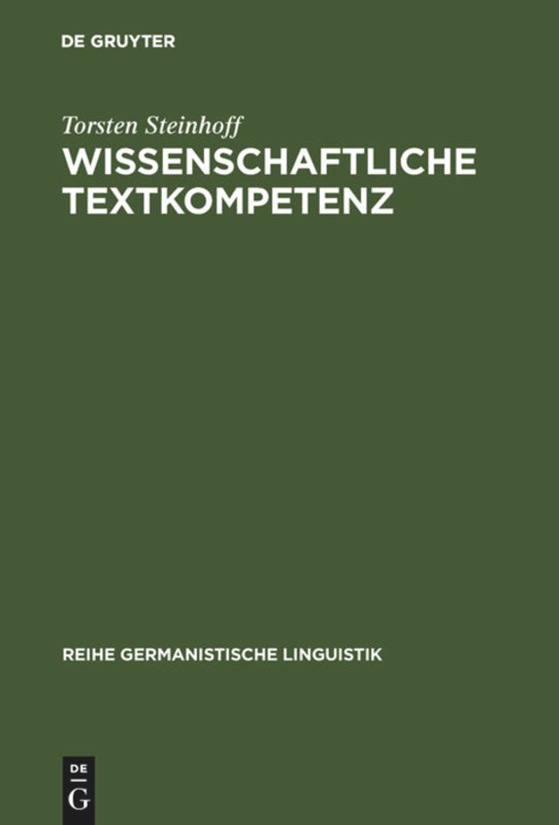 book: Wissenschaftliche Textkompetenz