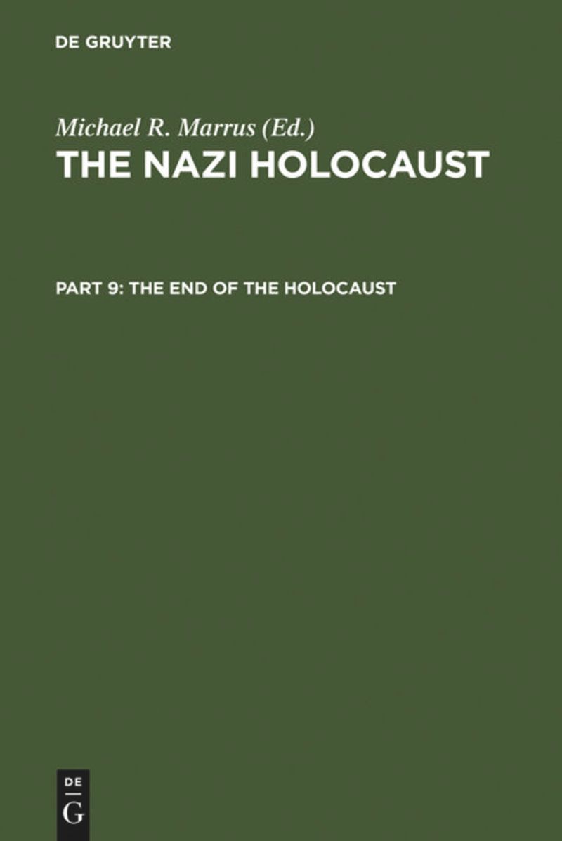 book: Part 9 The End of the Holocaust