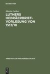 book: Luthers Hebräerbrief-Vorlesung von 1517/18