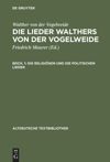 book: Bdch. 1 Die religiösen und die politischen Lieder