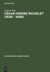 book: César-Pierre Richelet (1626 - 1698)