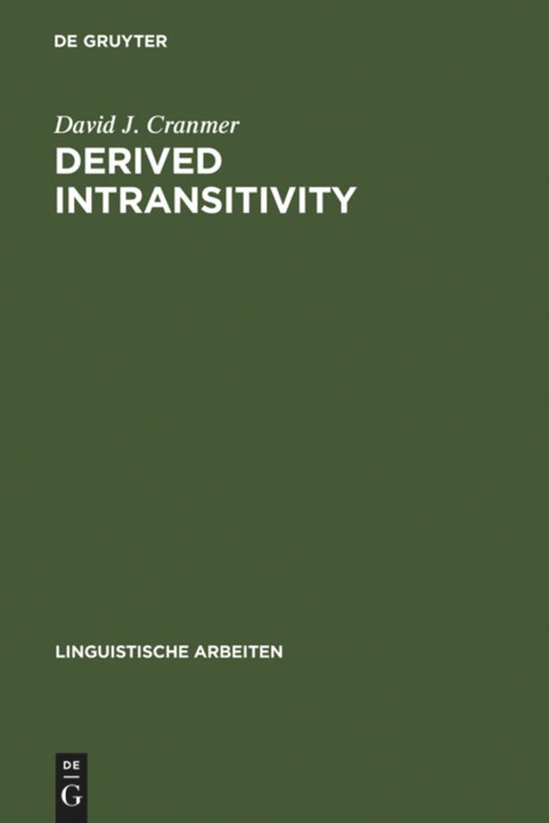 book: Derived Intransitivity