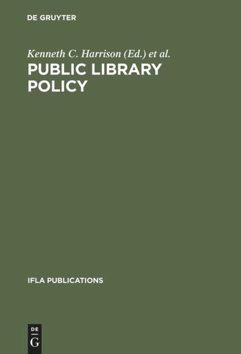 book: Public Library Policy