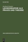 book: Lexikographie als Praxis und Theorie