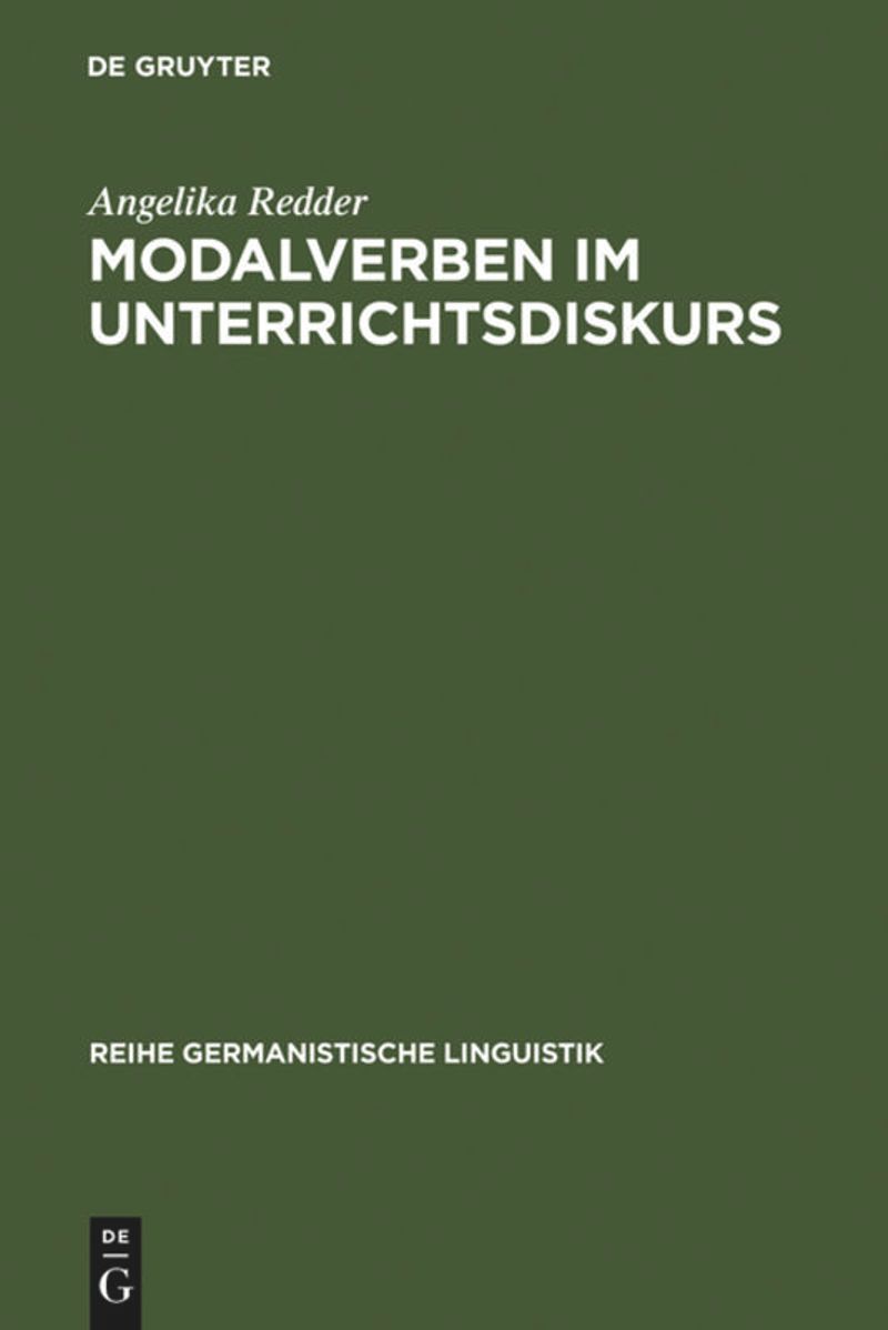 book: Modalverben im Unterrichtsdiskurs