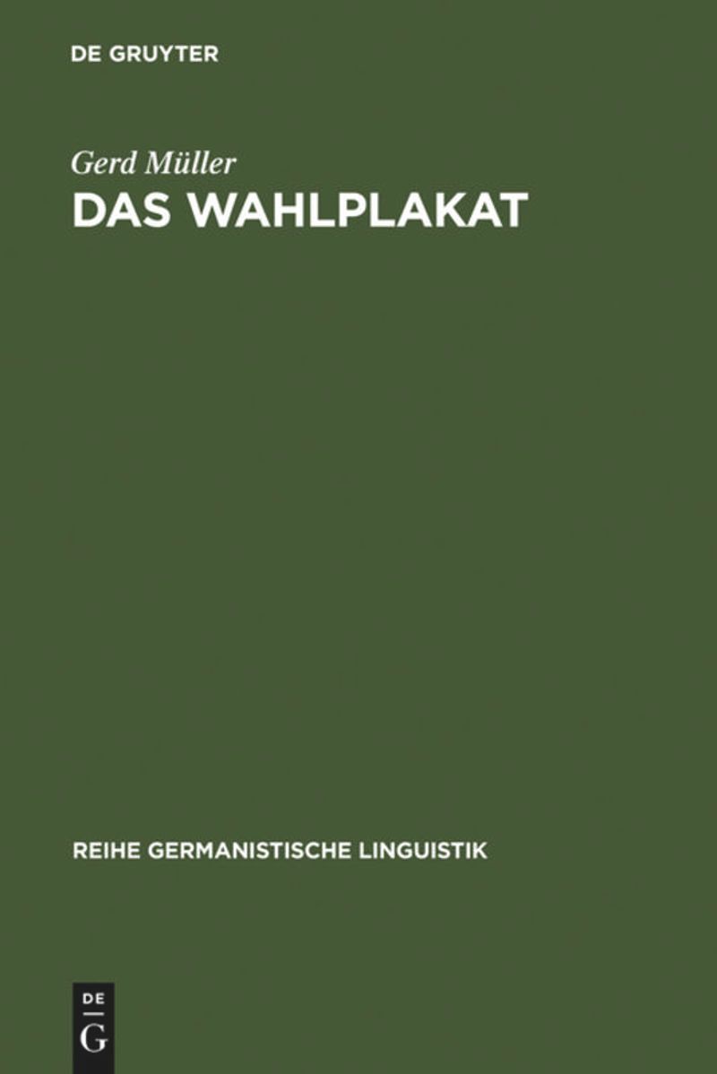 book: Das Wahlplakat