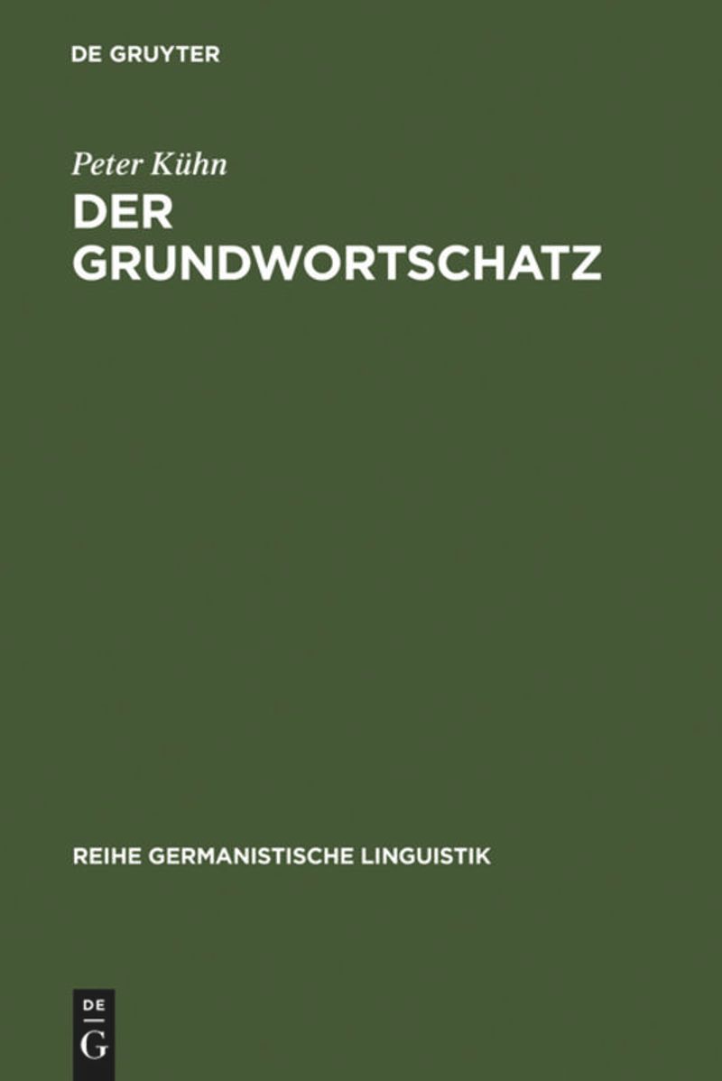 book: Der Grundwortschatz