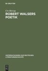 book: Robert Walsers Poetik