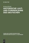book: Historische Laut- und Formenlehre des Deutschen