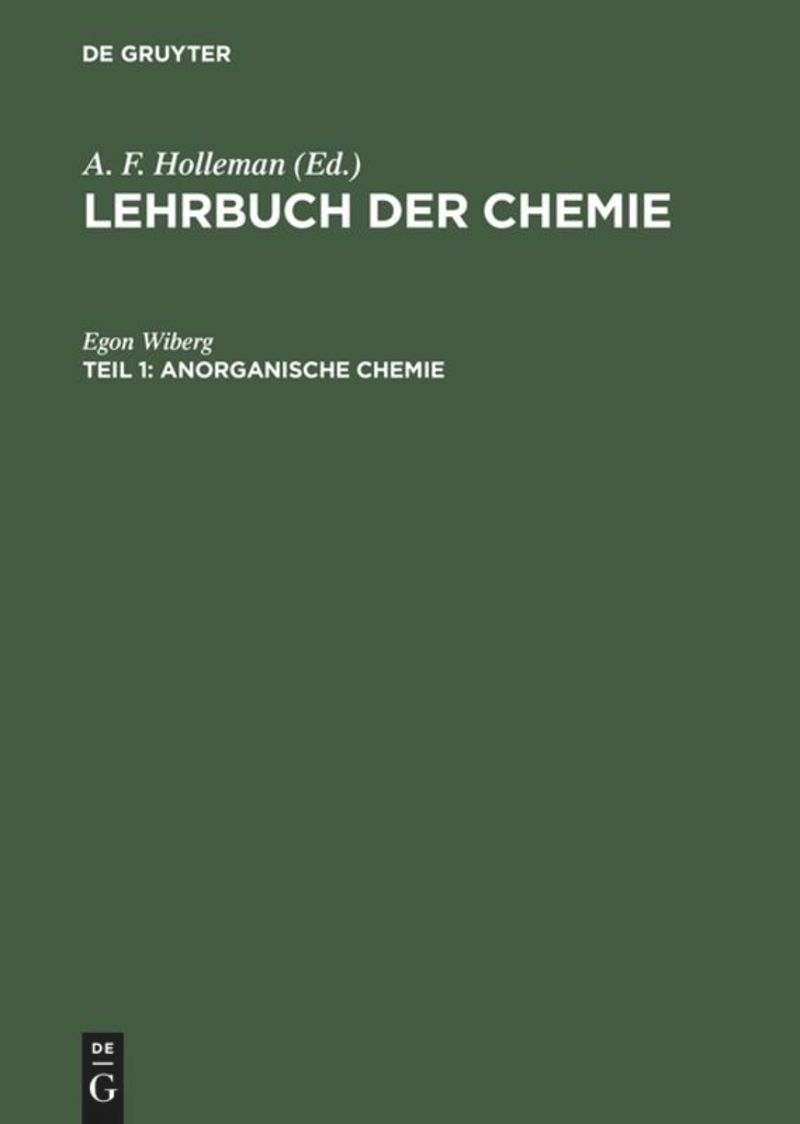 book: Teil 1 Anorganische Chemie