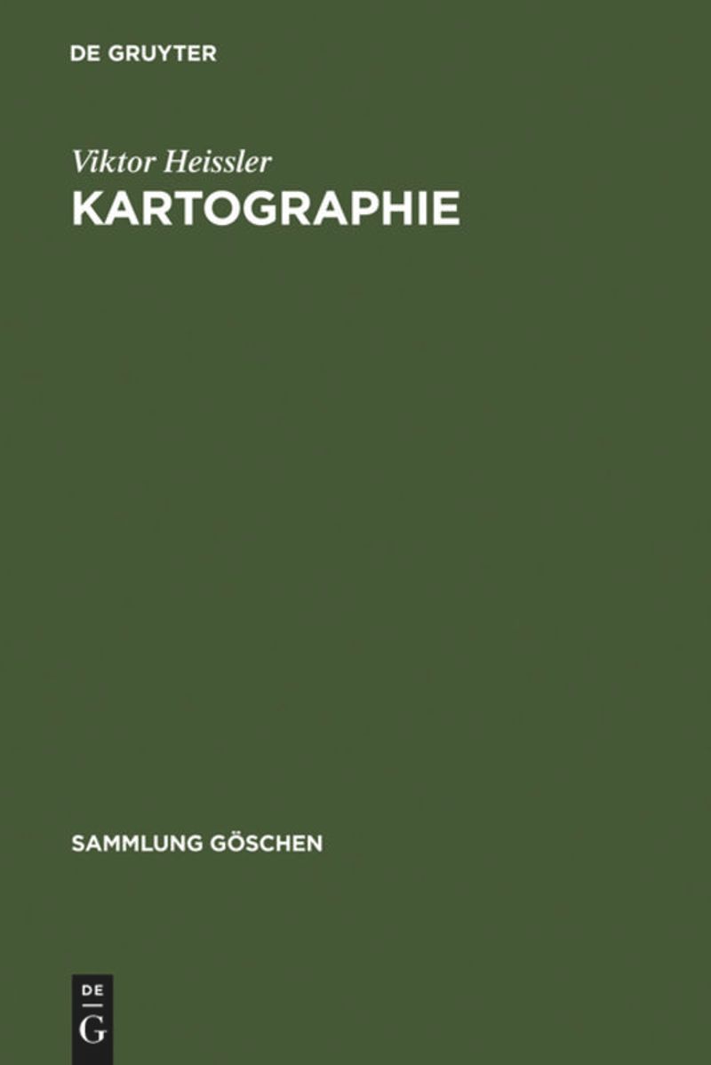 book: Kartographie