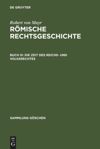 book: Buch III Die Zeit des Reichs- und Volksrechtes