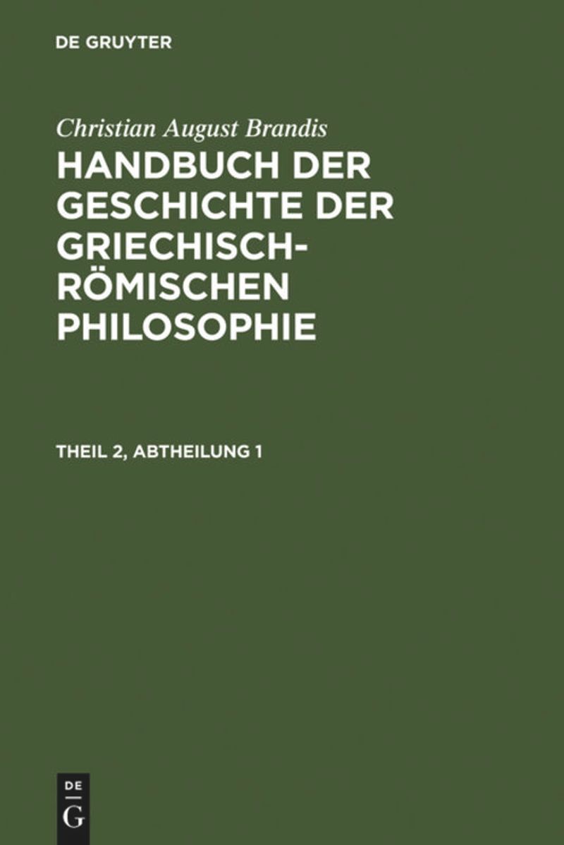 book: Theil 2, Abtheilung 1