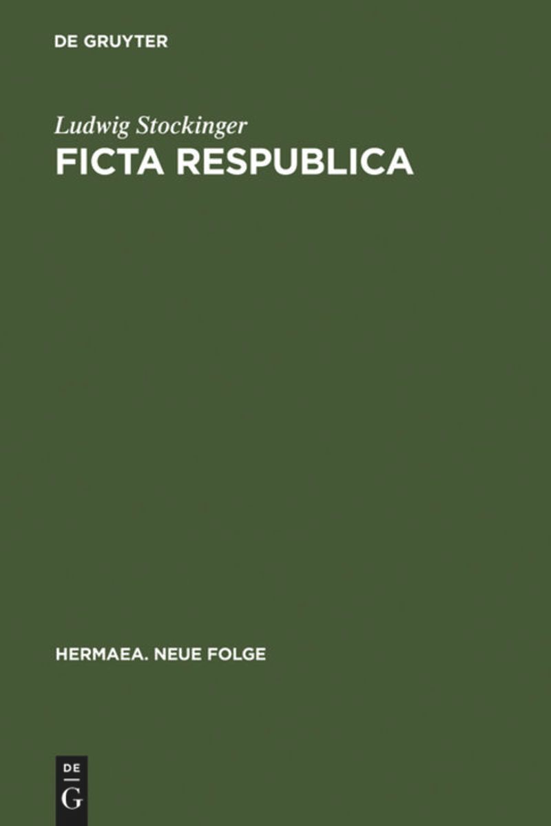 book: Ficta respublica