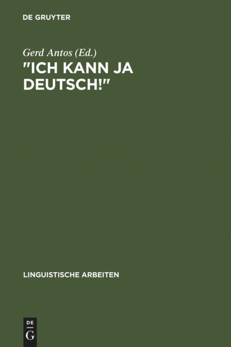 book: "Ich kann ja Deutsch!"