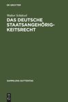 book: Das deutsche Staatsangehörigkeitsrecht