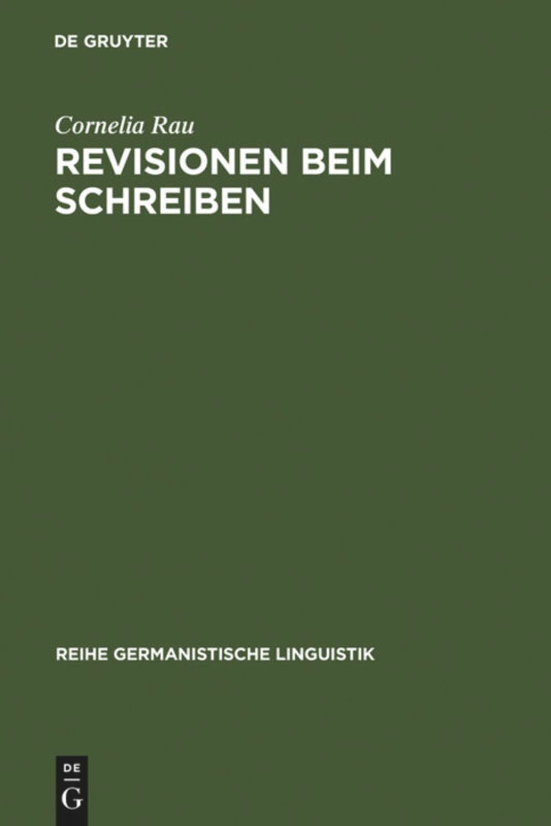 book: Revisionen beim Schreiben