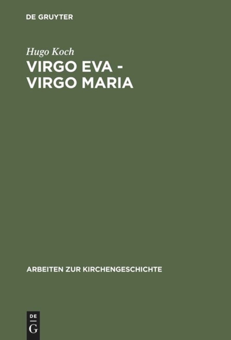 book: Virgo Eva - Virgo Maria