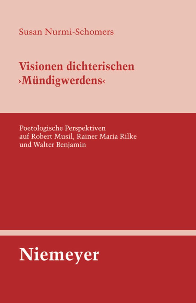 book: Visionen dichterischen 'Mündigwerdens'