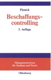 book: Beschaffungscontrolling