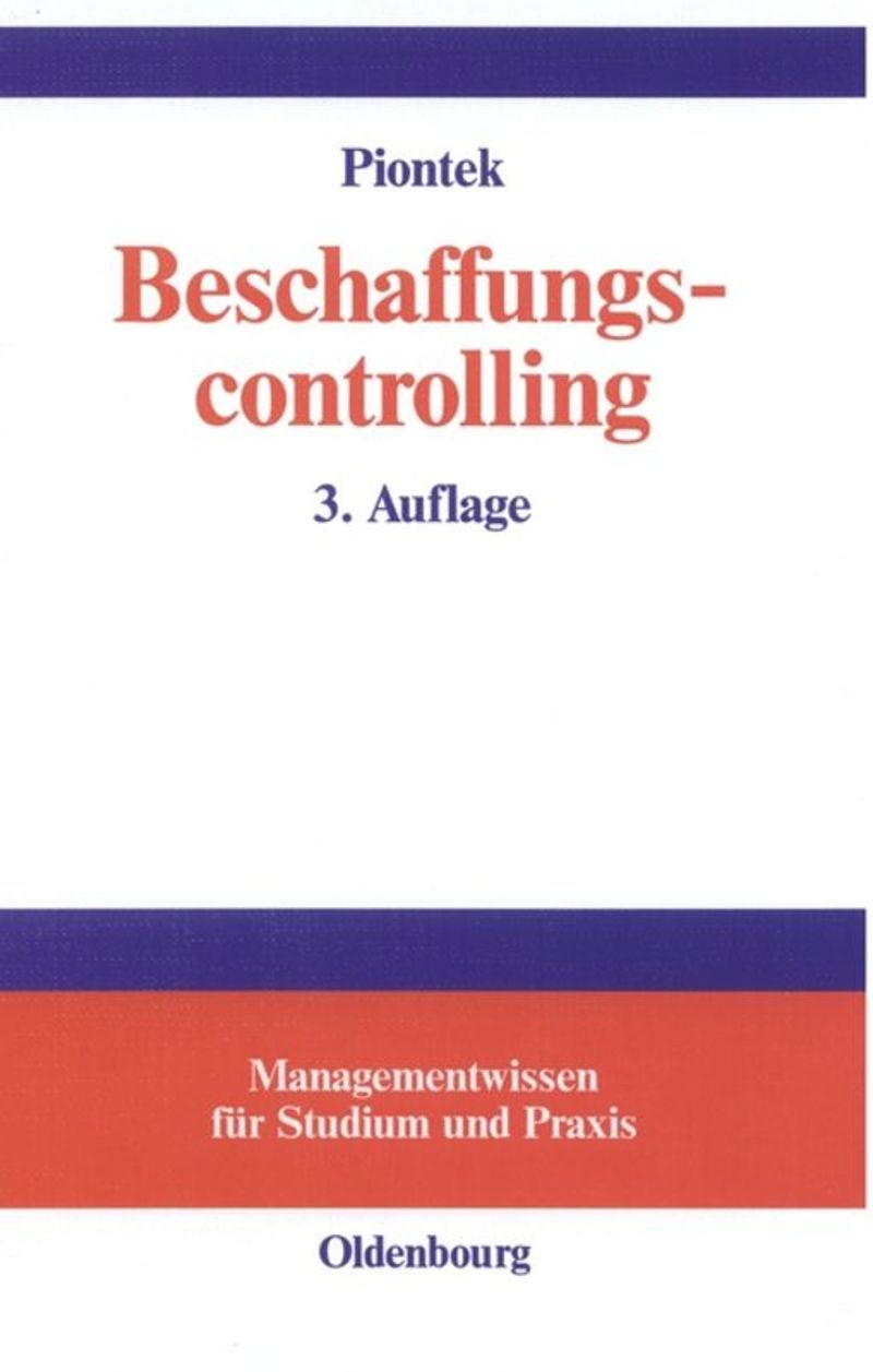 book: Beschaffungscontrolling
