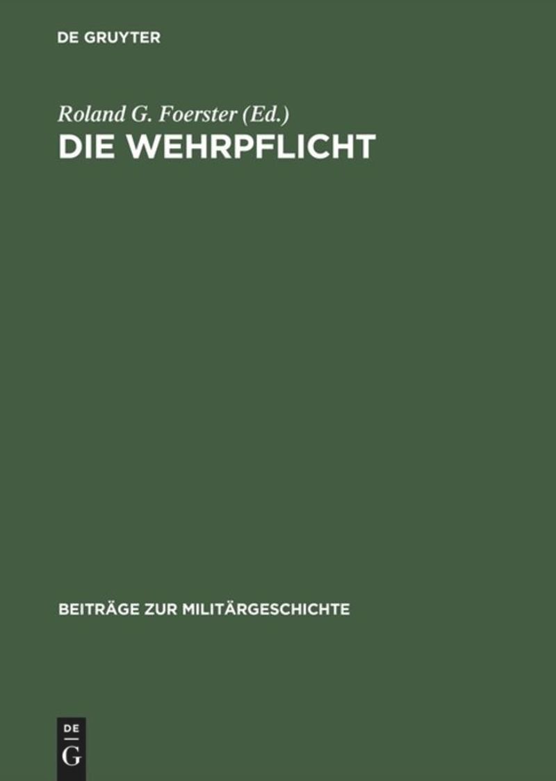 book: Die Wehrpflicht