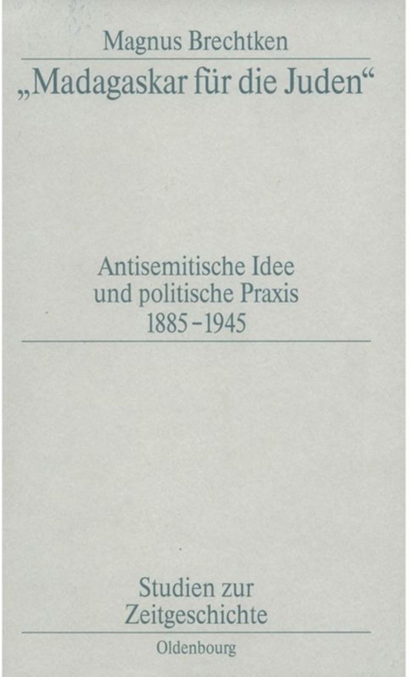 book: "Madagaskar für die Juden"