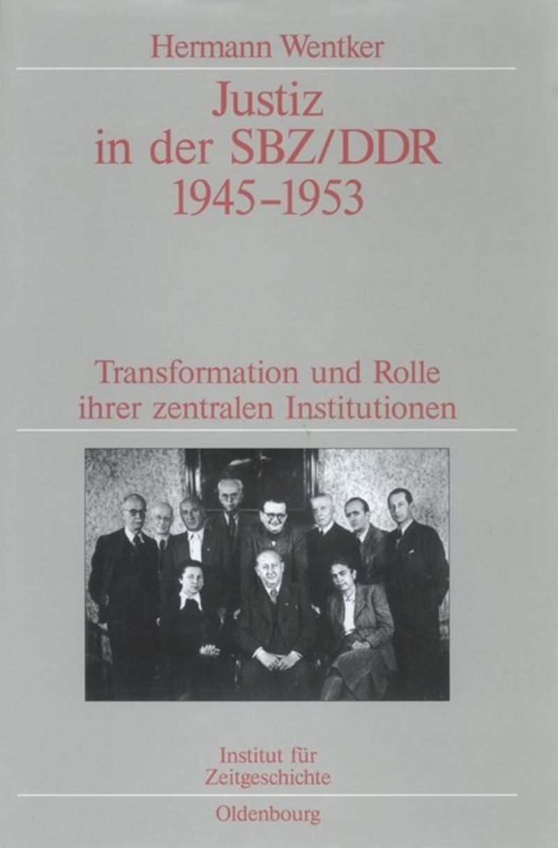 book: Justiz in der SBZ/DDR 1945-1953