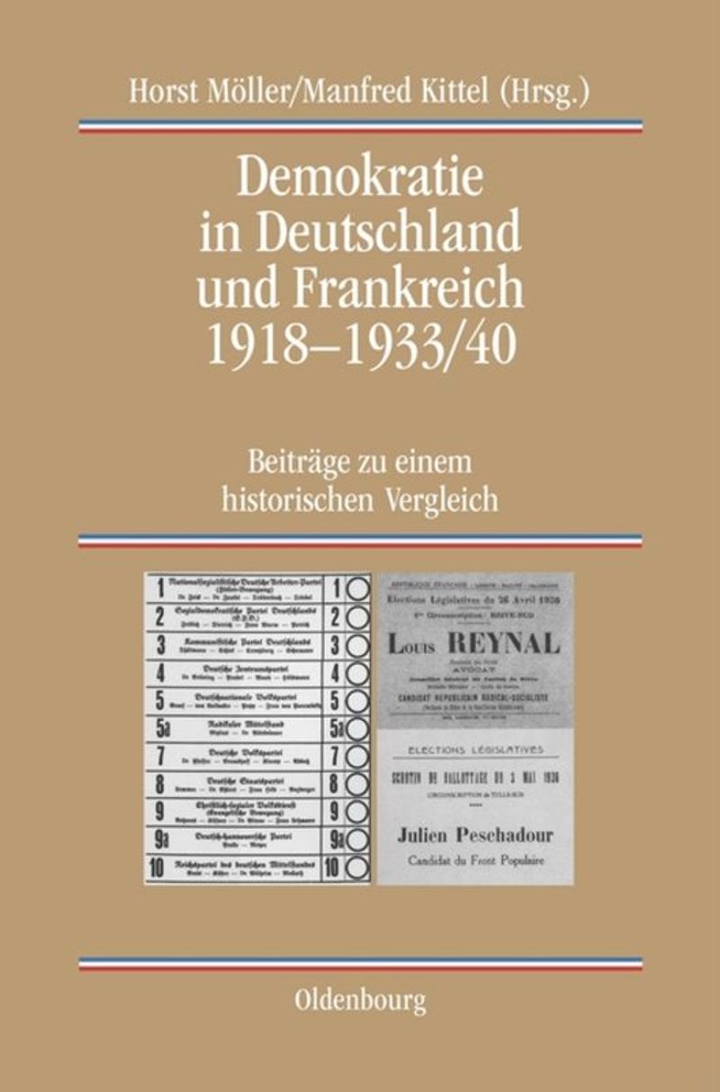 book: Demokratie in Deutschland und Frankreich 1918-1933/40