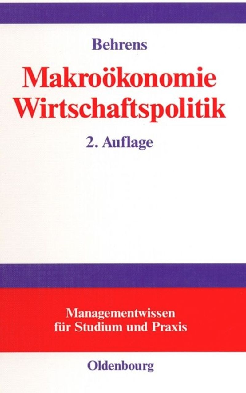 book: Makroökonomie – Wirtschaftspolitik