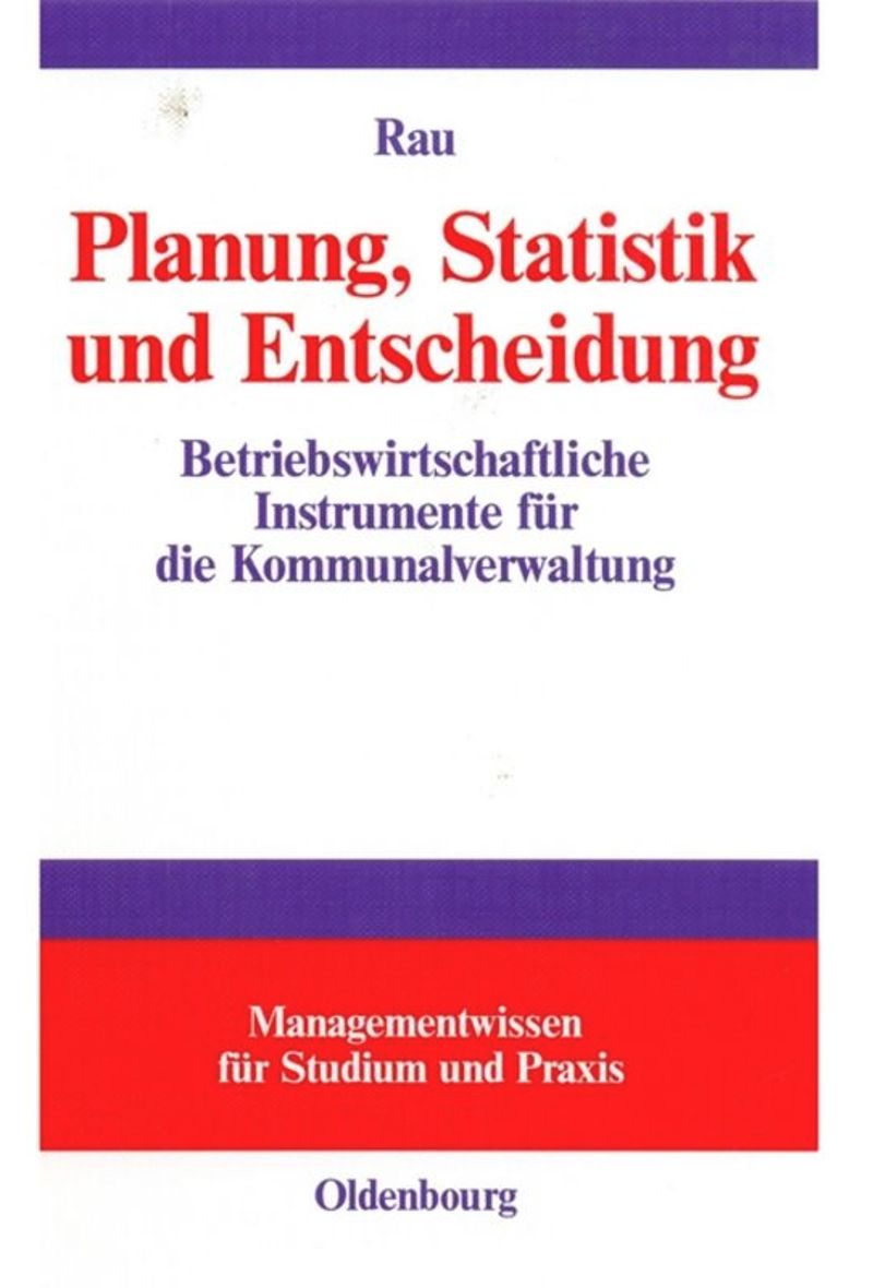 book: Planung, Statistik und Entscheidung
