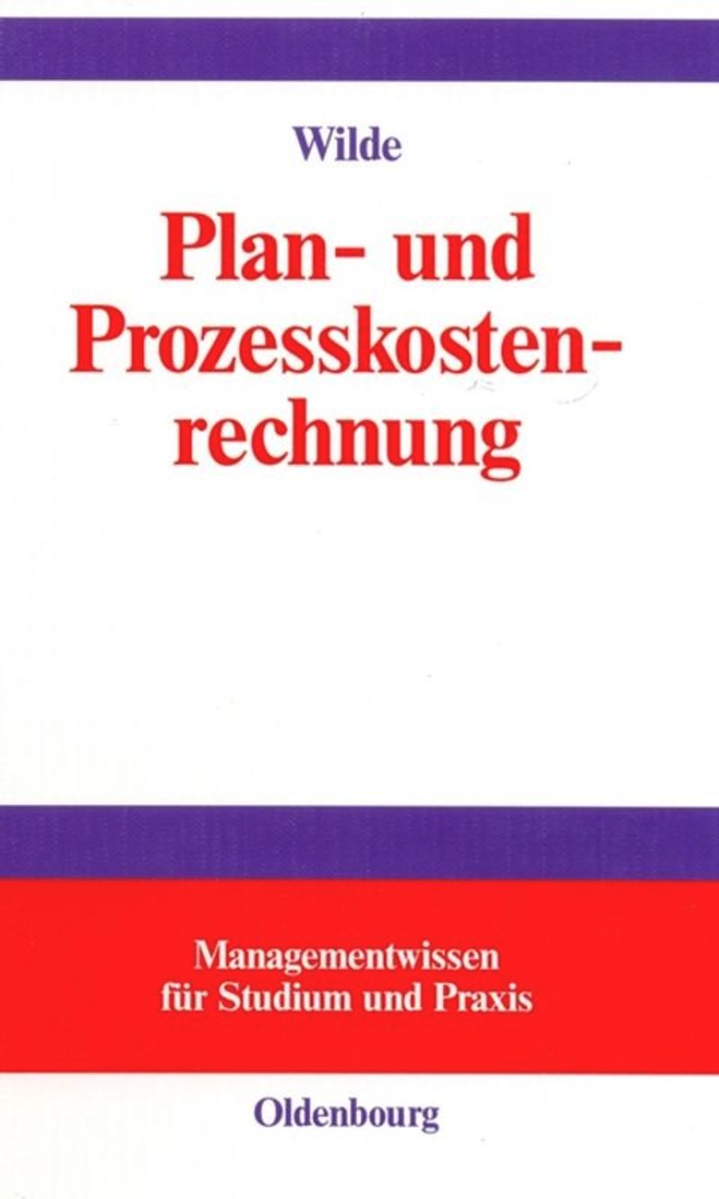 book: Plan- und Prozesskostenrechnung
