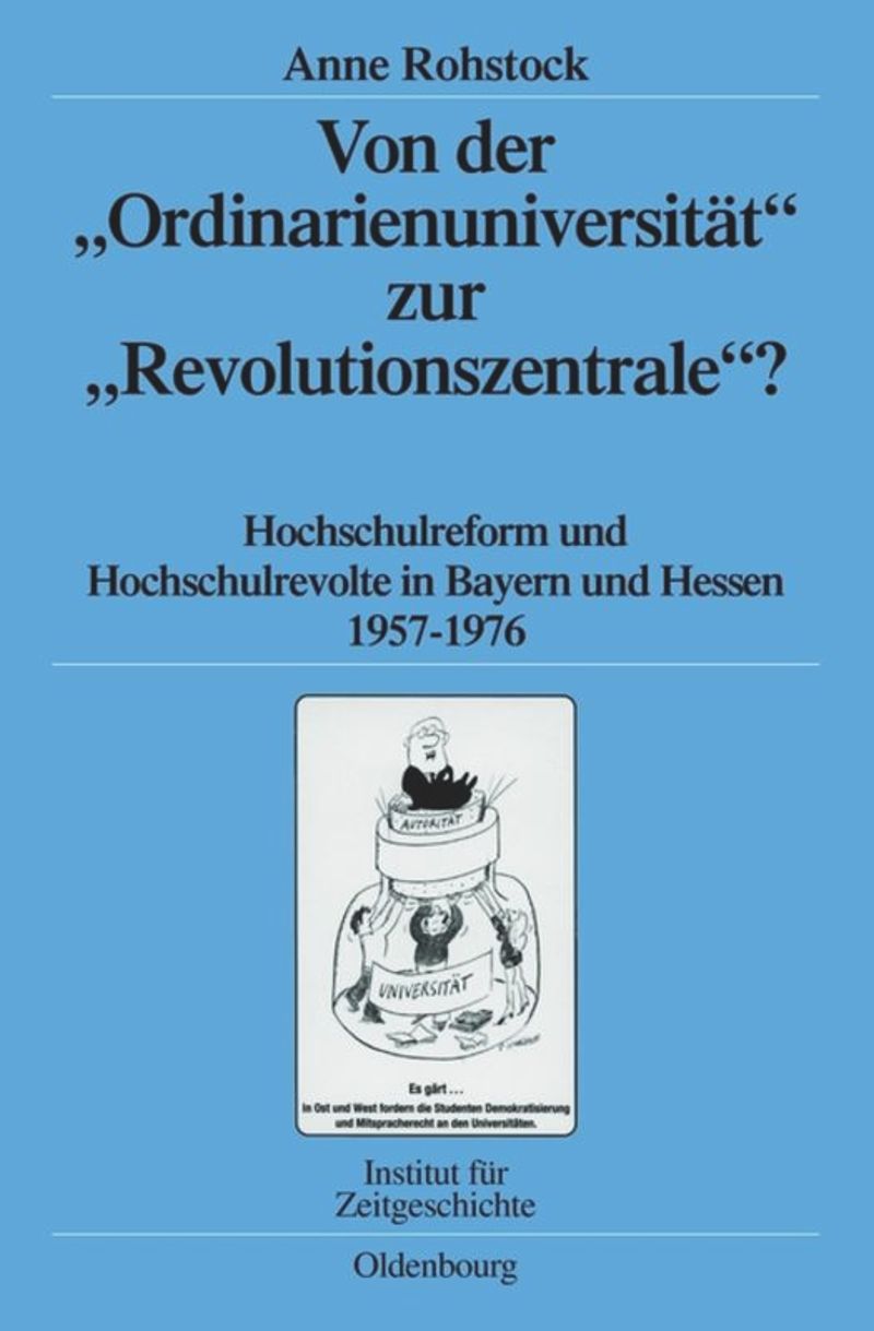 book: Von der "Ordinarienuniversität" zur "Revolutionszentrale"?