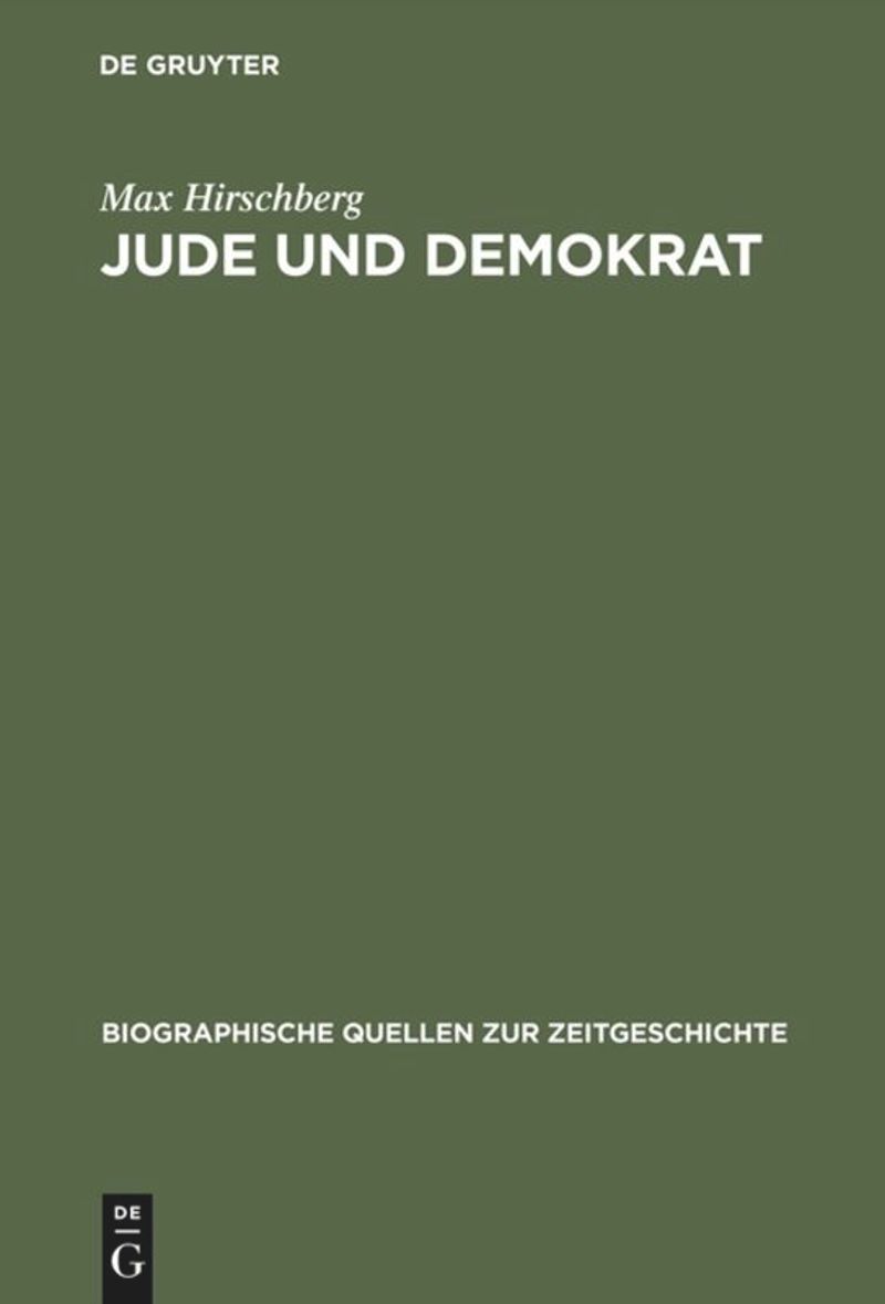 book: Jude und Demokrat