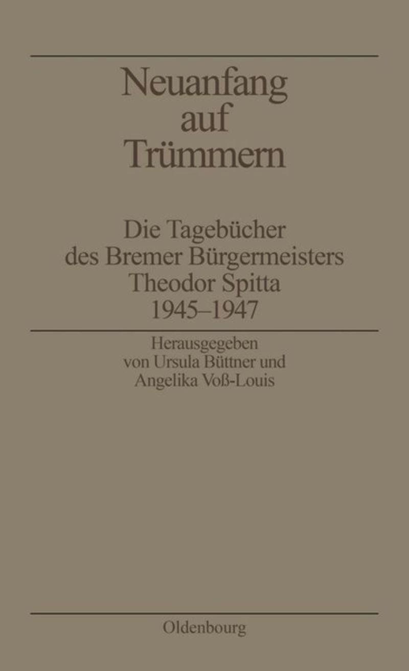 book: Neuanfang auf Trümmern