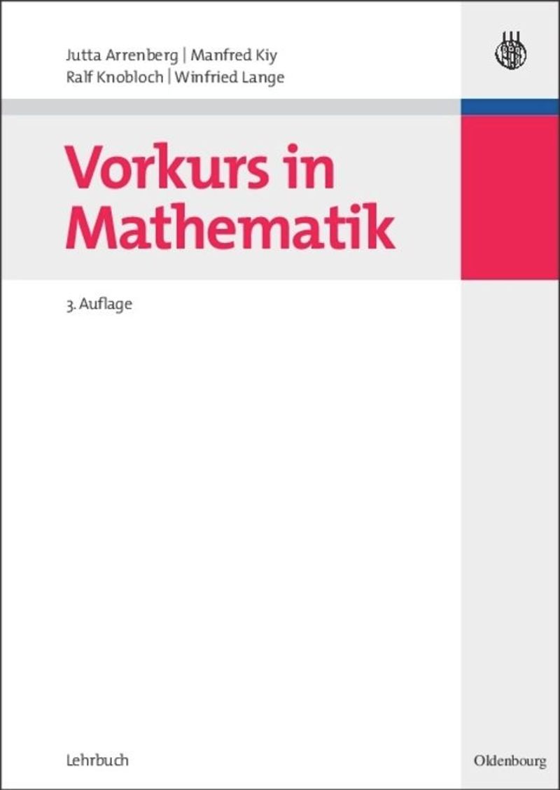 book: Vorkurs in Mathematik