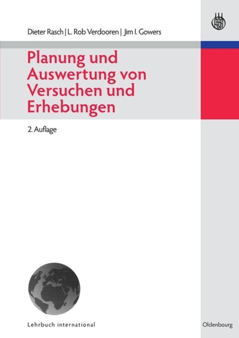 book: Planung und Auswertung von Versuchen und Erhebungen