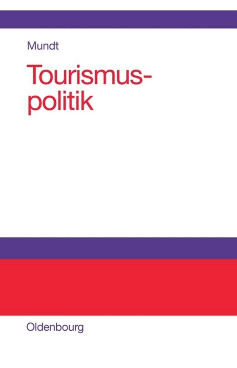 book: Tourismuspolitik