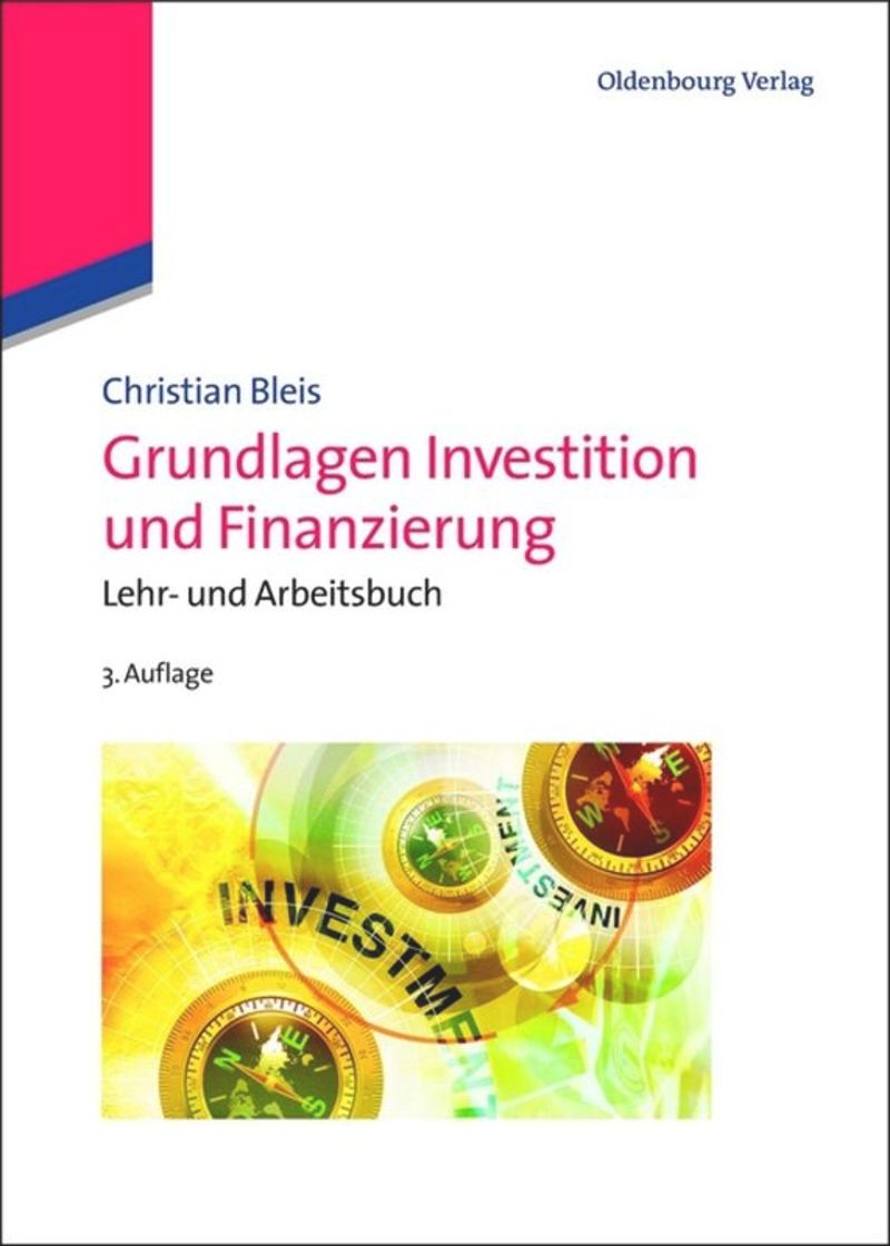 book: Grundlagen Investition und Finanzierung