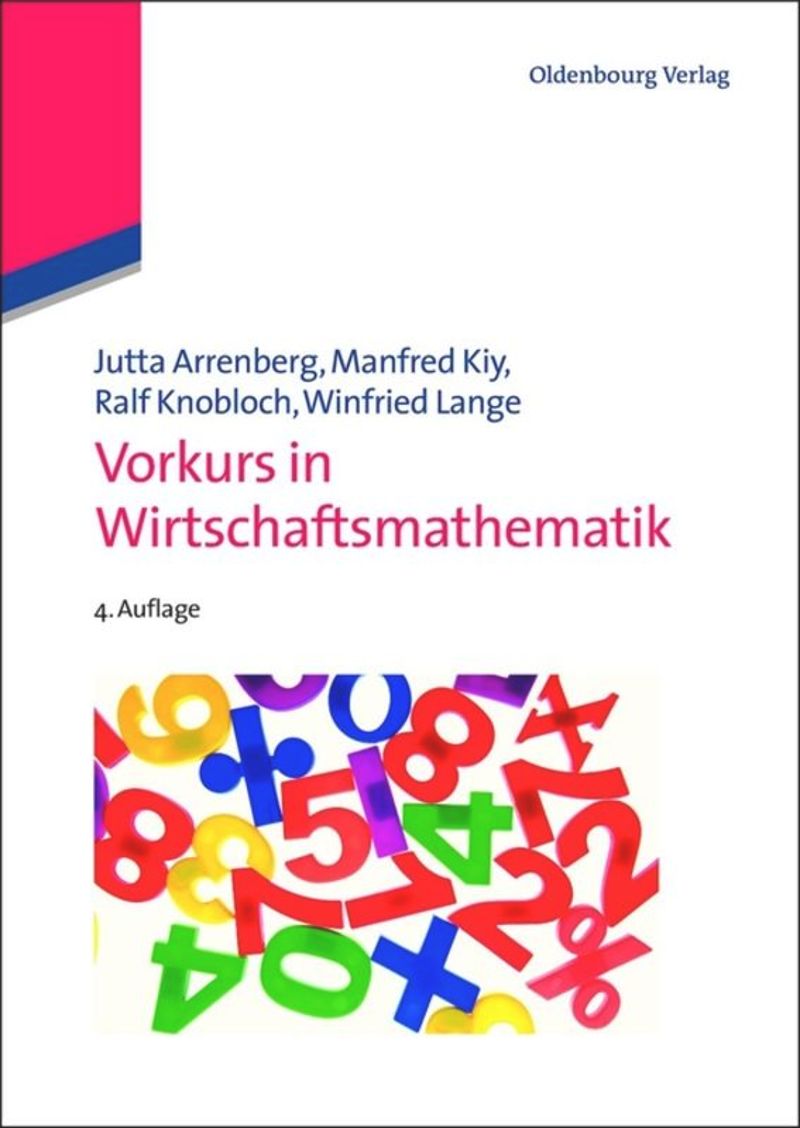 book: Vorkurs in Wirtschaftsmathematik