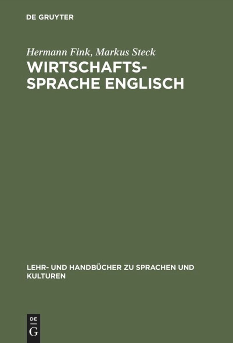 book: Wirtschaftssprache Englisch
